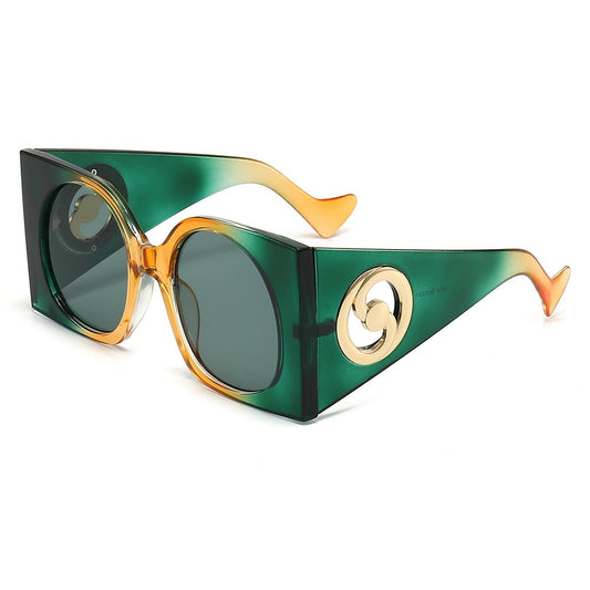 New Sunglasses, European and American Personalized Network Popular INS, Same Diamond Glasses, Fashion Street Photo Sunglasses