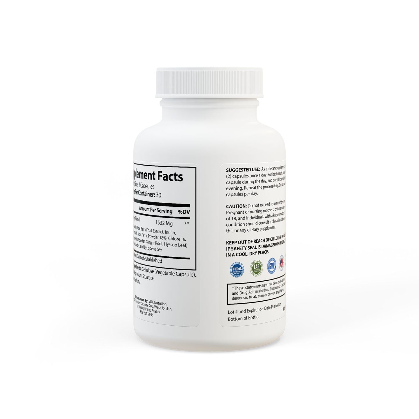 BADGE OF PEARLS Acai Berry Complex Supplement (60 Capsules)