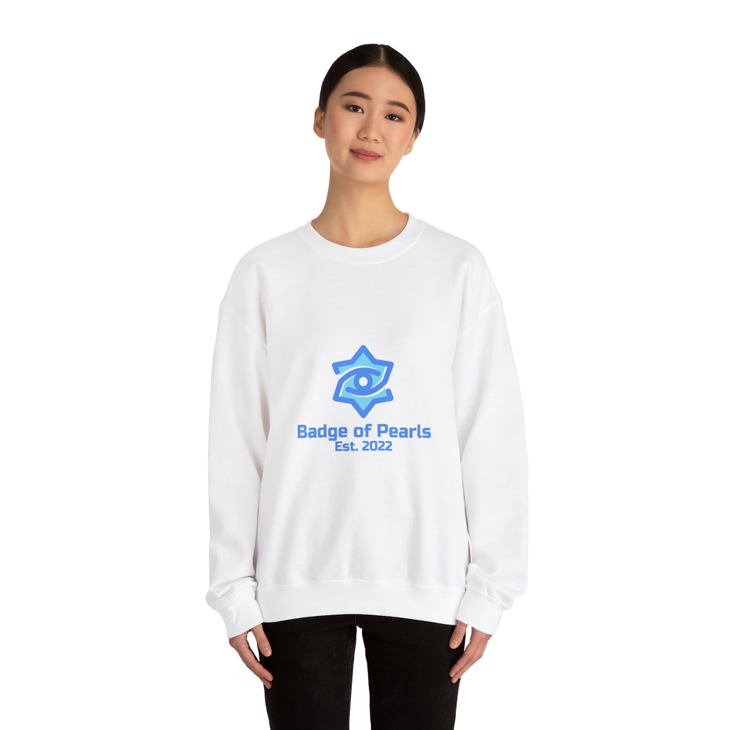 Badge of Pearls Unisex Heavy Blend Crewneck Sweatshirt