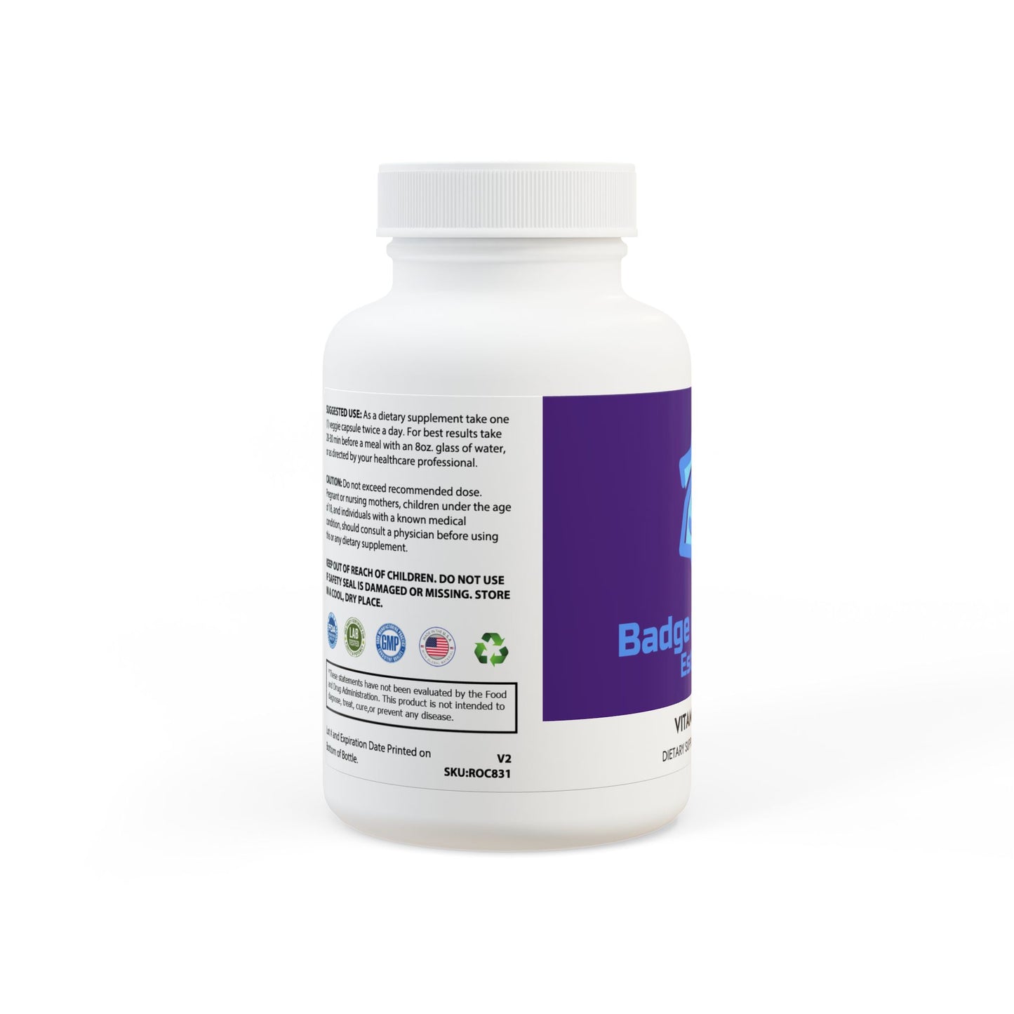 BADGE OF PEARLS Vitamin K2 + D3 Supplement (60 Capsules)