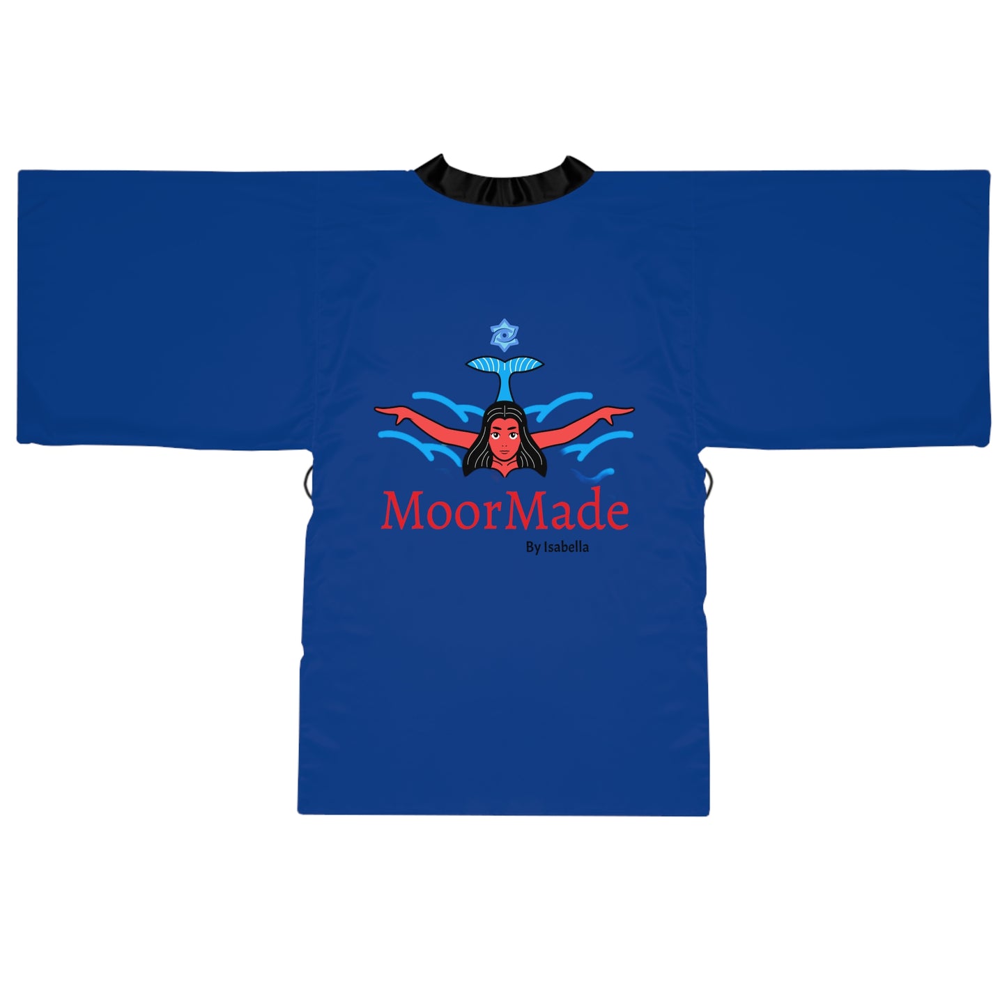 MoorMade Badge of Pearls Long Sleeve Kimono Robe