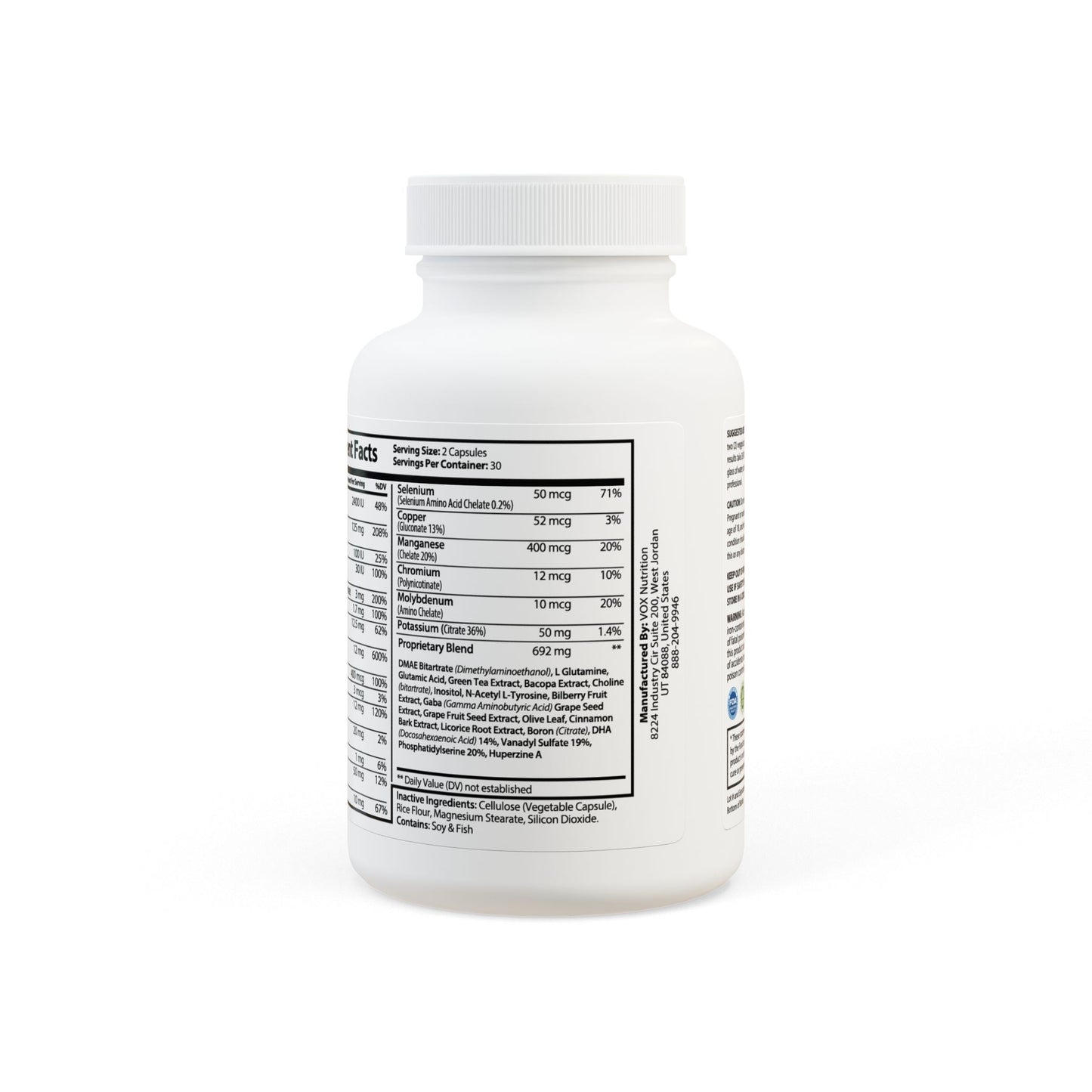 BADGE OF PEARLS Brain Support Complex Supplement (60 Capsules)