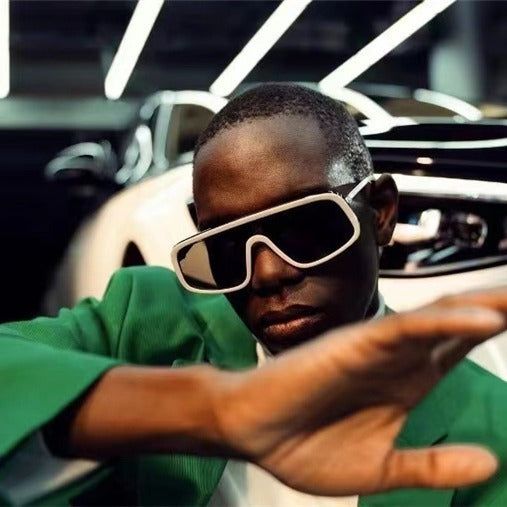 POETIC Punk style sunglasses, niche street men's and women's sunglasses trend