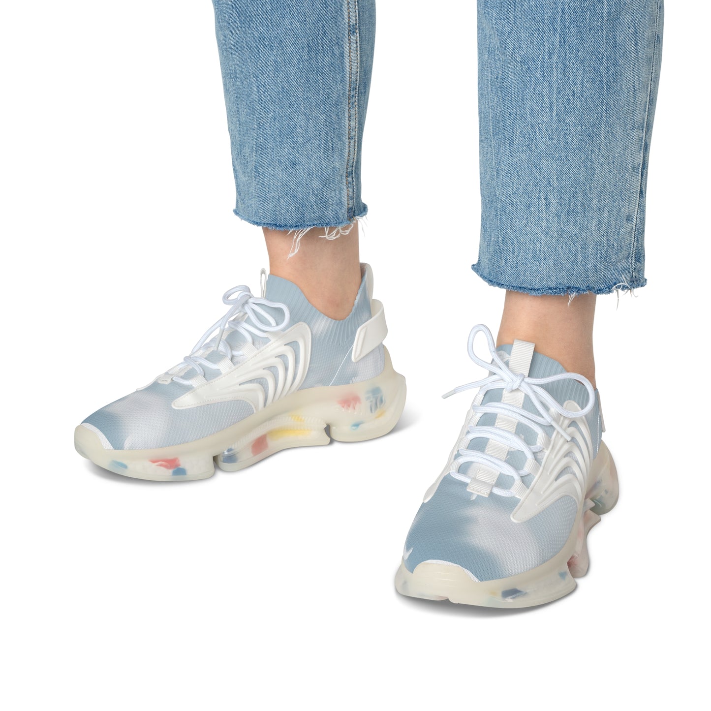 Dr. Poetry's Stylish Women's Mesh Sneakers - Trendy Poetic Design