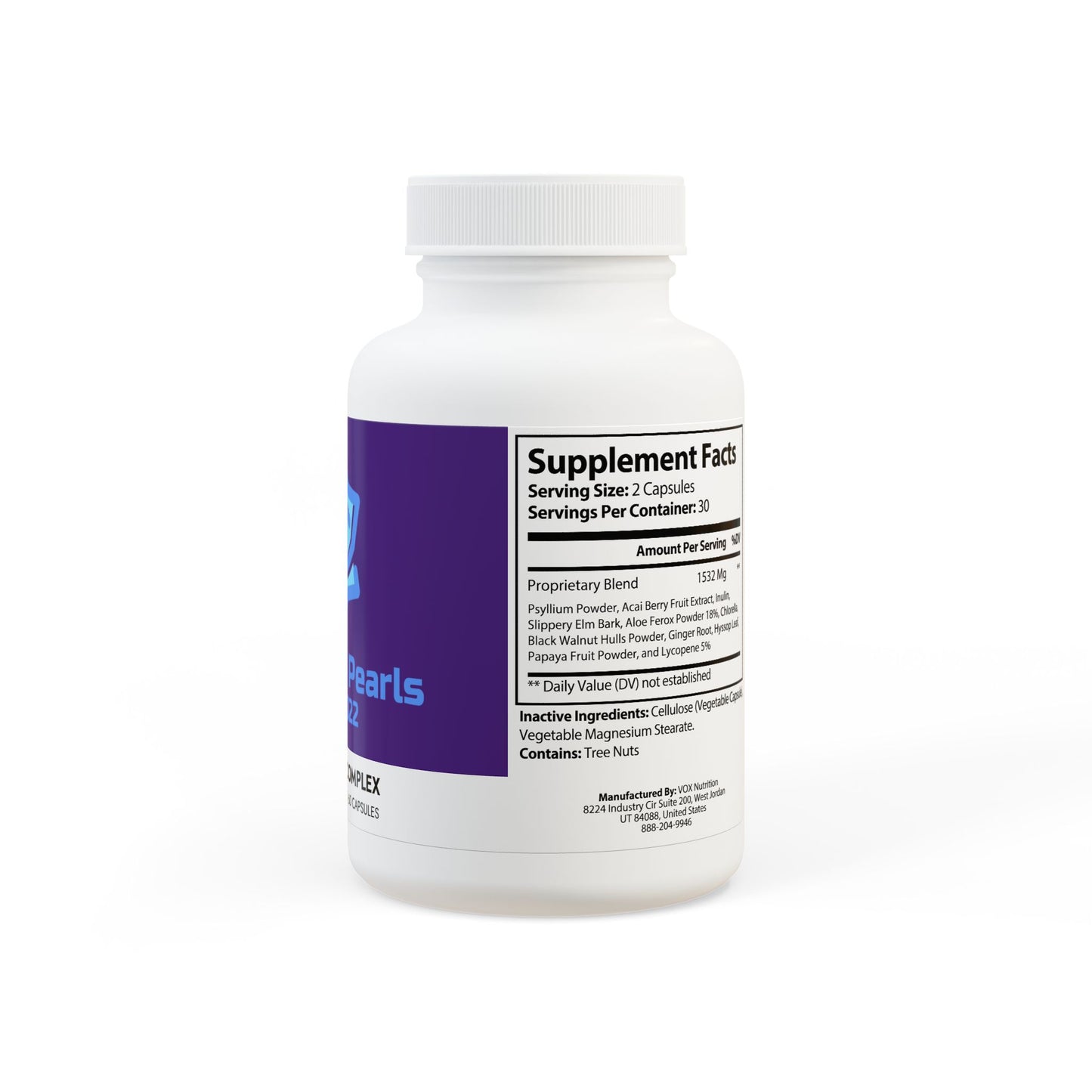 BADGE OF PEARLS Acai Berry Complex Supplement (60 Capsules)