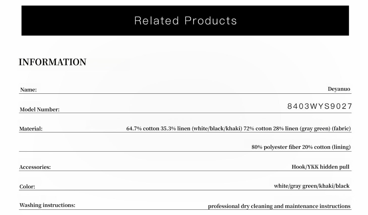 "Deyanuo" hemp three-dimensional hourglass sleeveless round neck loose slim dress for women