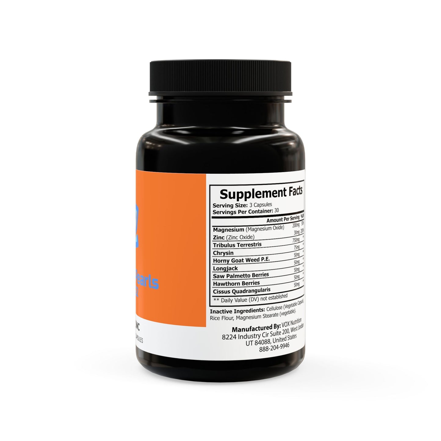 BADGE OF PEARLS Magnesium Zinc Supplement (90 Capsules)