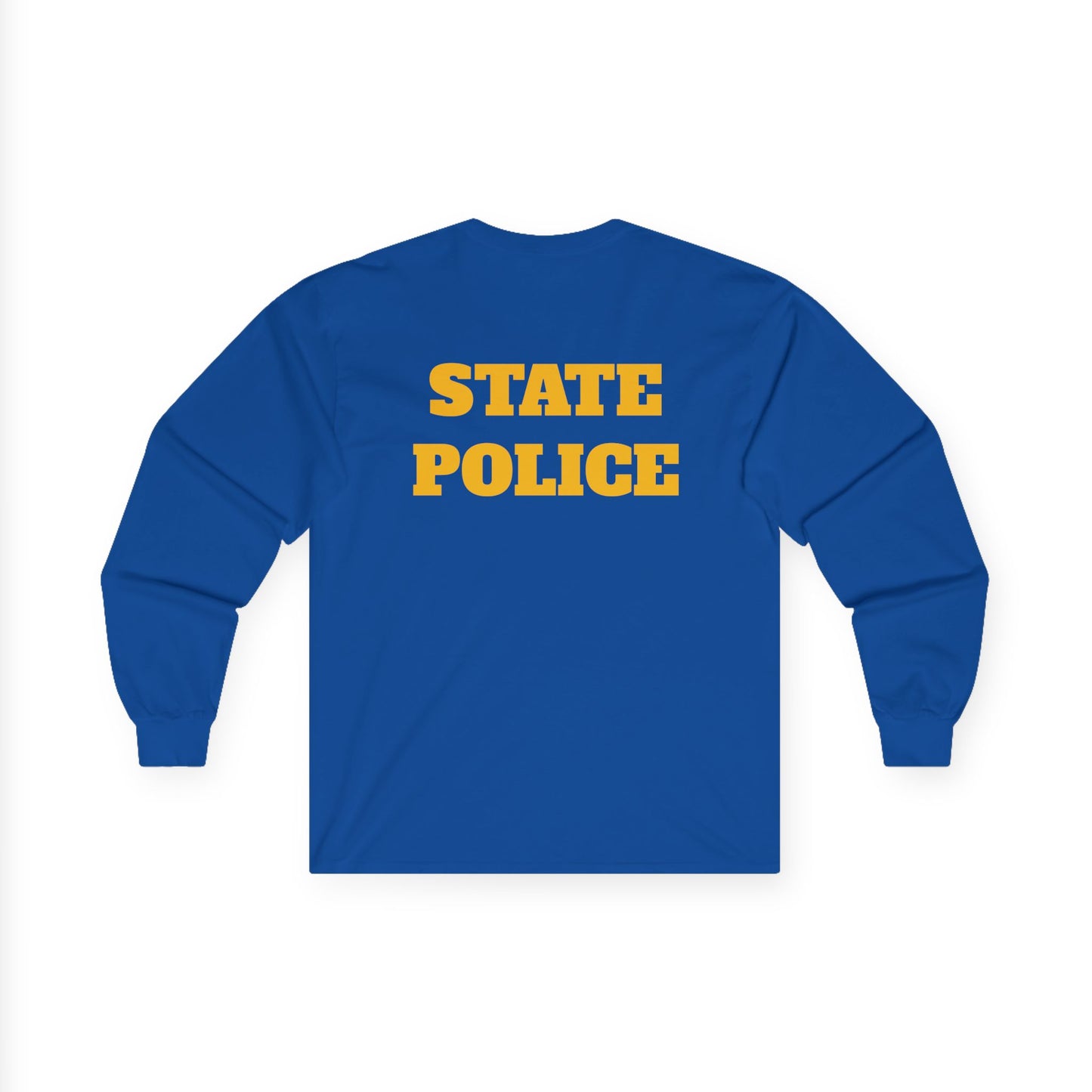 Unisex State Police Long Sleeve Tee - Perfect for Law Enforcement Support