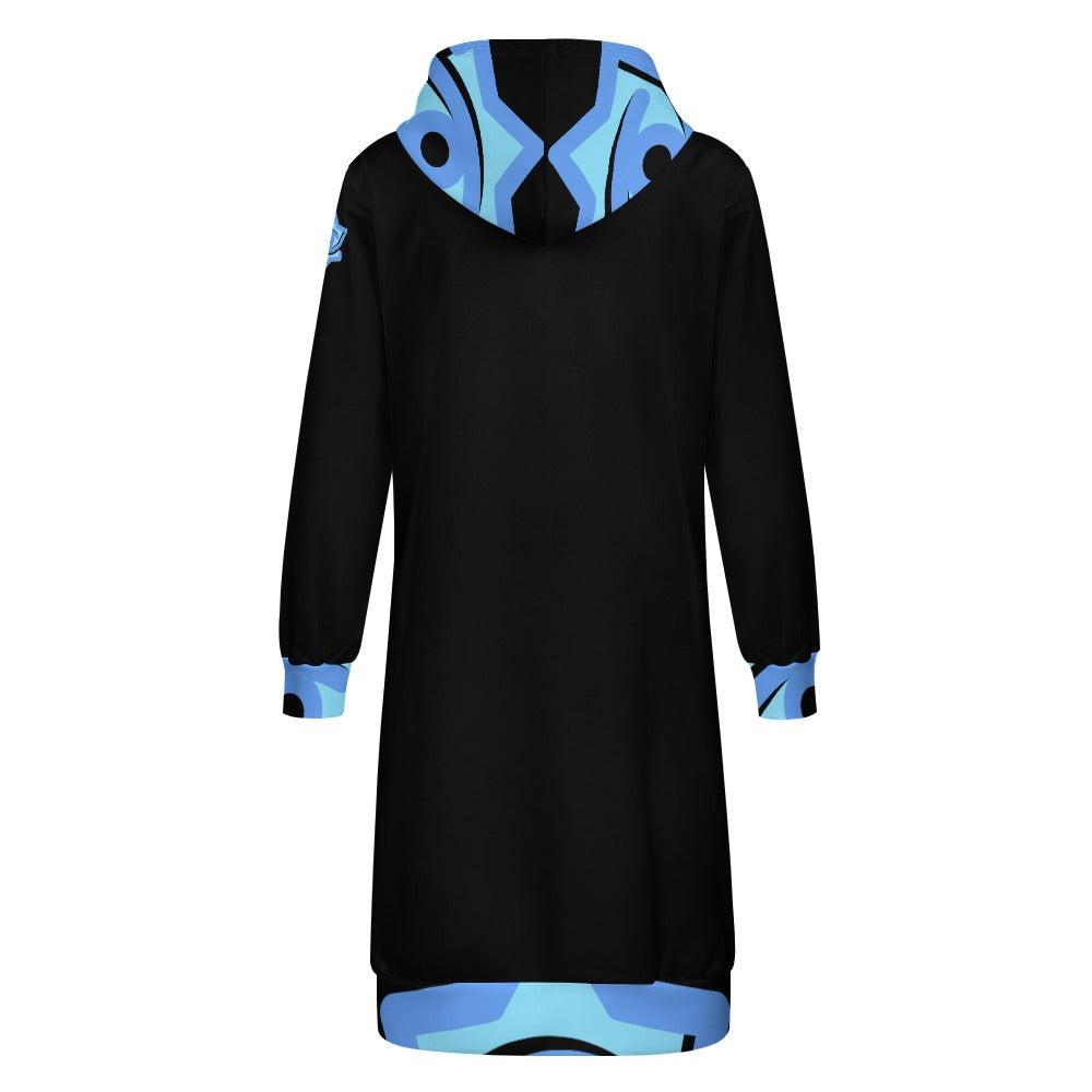 Badge of Pearls Women's long Hoodie