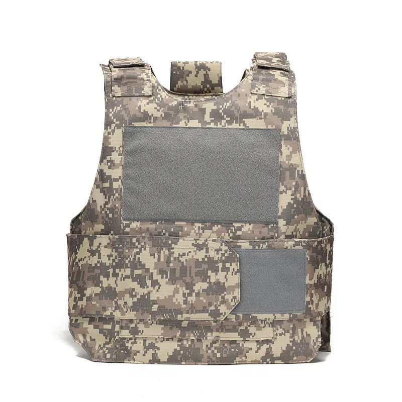 AGENT ACEVEDO 34815 Tactical Army Vest Multi functional Armor Plate Tactical Carrier Vest CP Camo 800D