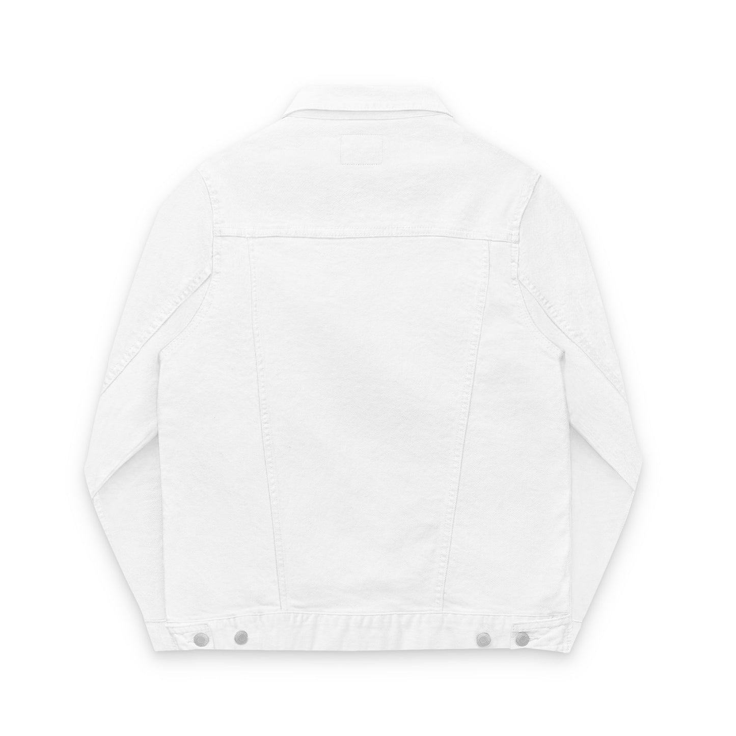 HEAR ME OUT POETRY FEATHER Embroidered Unisex Denim Jacket - Street Style Vibes