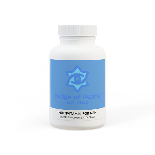 BADGE OF PEARLS Multivitamin for Men Supplement (60 Capsules)