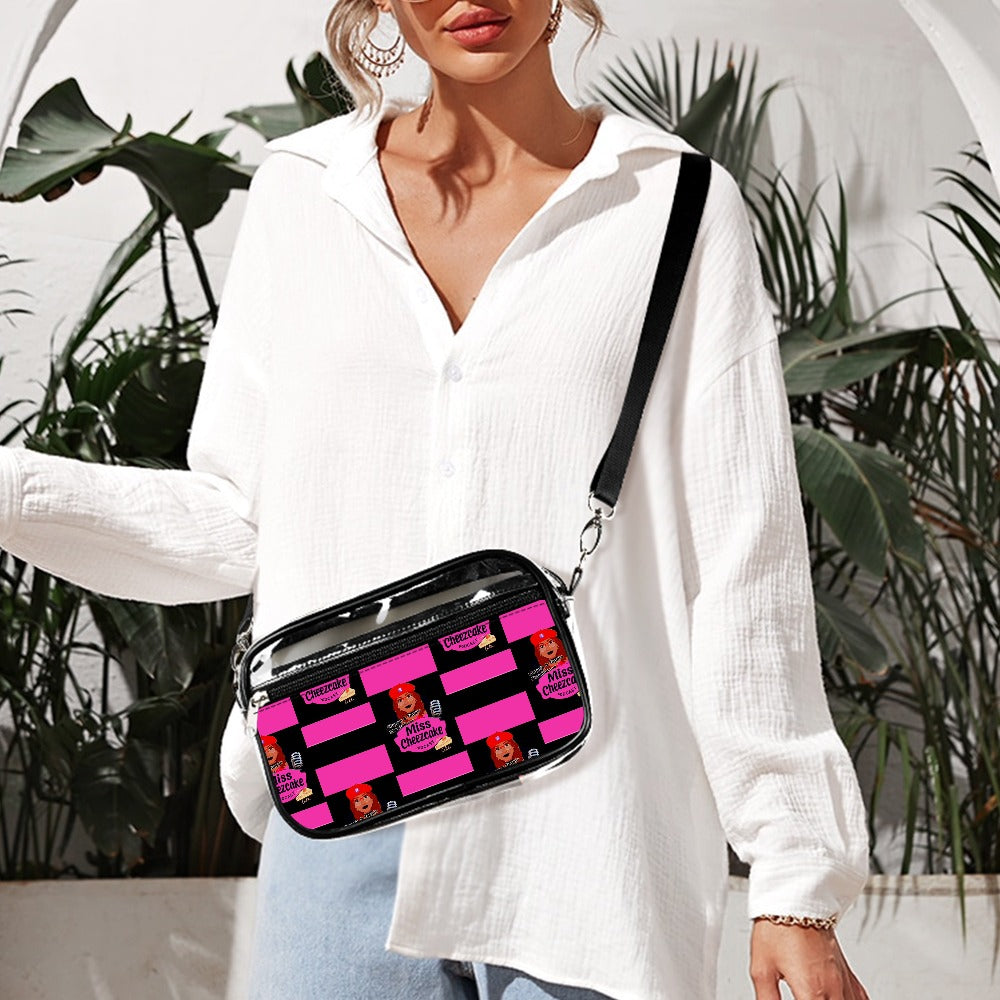 MISS CHEEZCAKE Transparent satchel Small