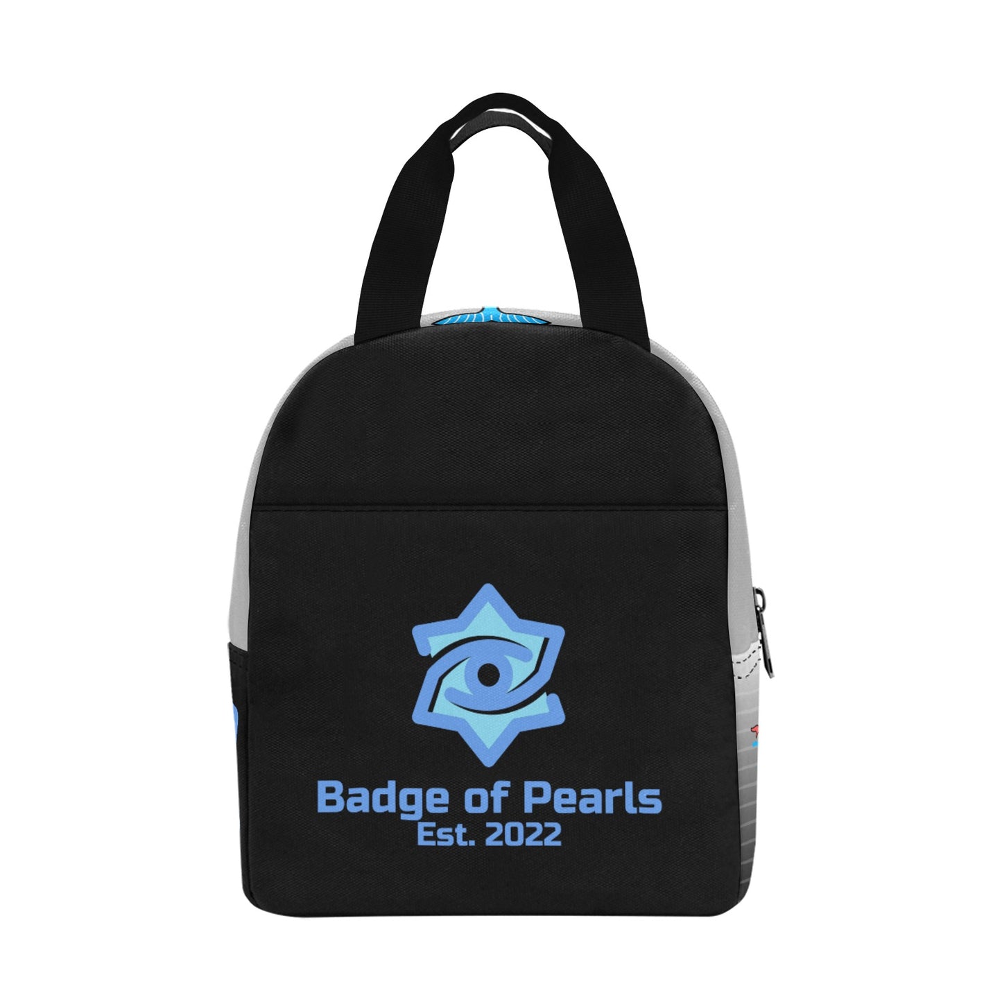 MoorMade Badge of Pearls Insulated Zipper Lunch Bag