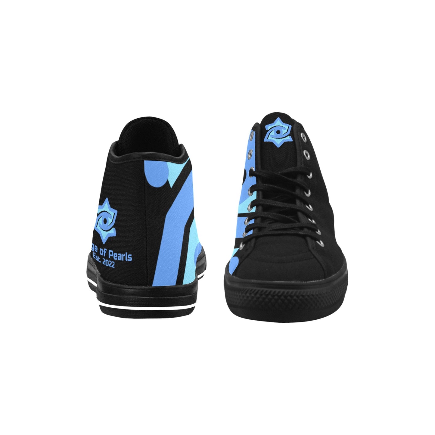 Badge of Pearls Vancouver High Top Canvas Men's Shoes