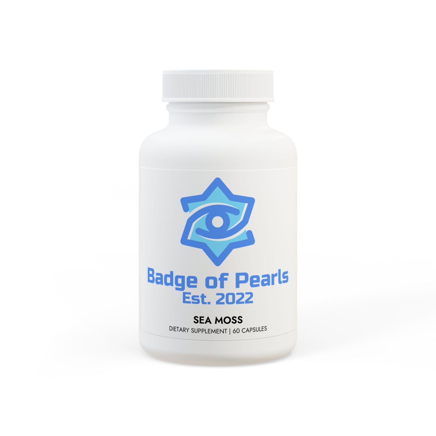 BADGE OF PEARLS Sea Moss Supplement (60 Capsules)