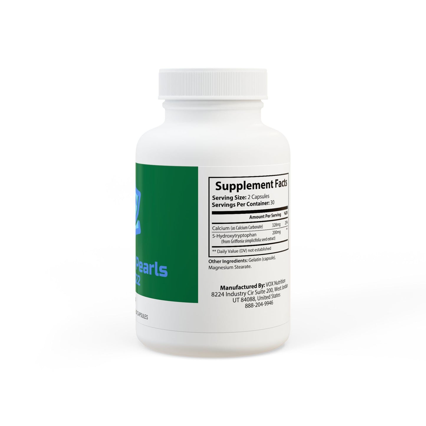 BADGE OF PEARLS 5-HTP Supplement (60 Capsules)