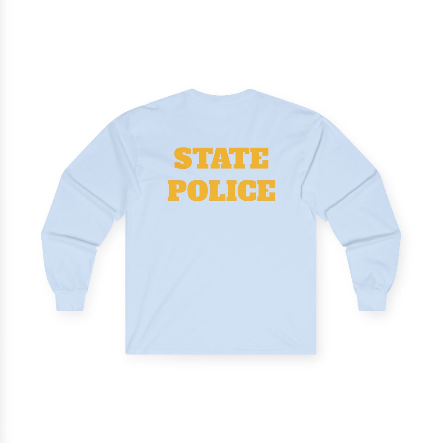 Unisex State Police Long Sleeve Tee - Perfect for Law Enforcement Support