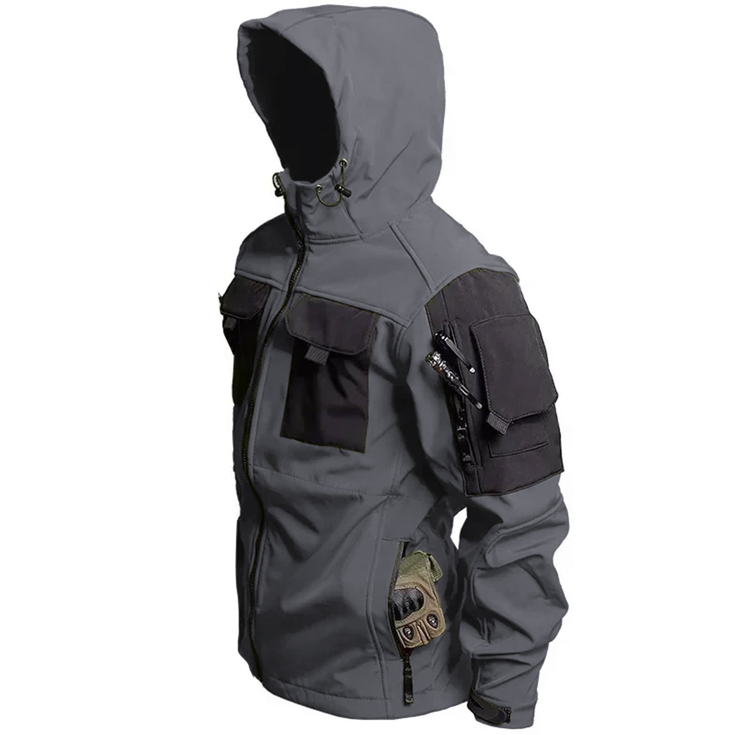 AGENT ACEVEDO 34815 Tactical jacket for men LAW ENFORCEMENT waterproof hooded mountaineering suit