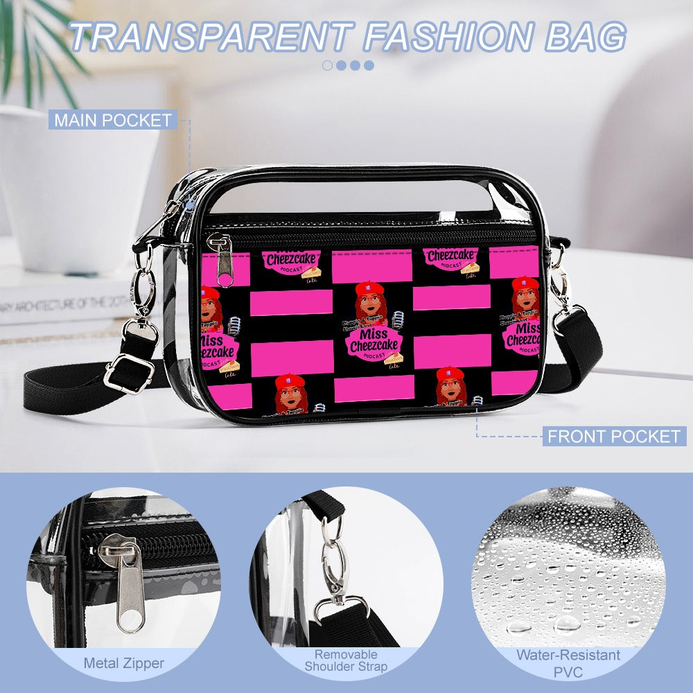 MISS CHEEZCAKE Transparent satchel Small