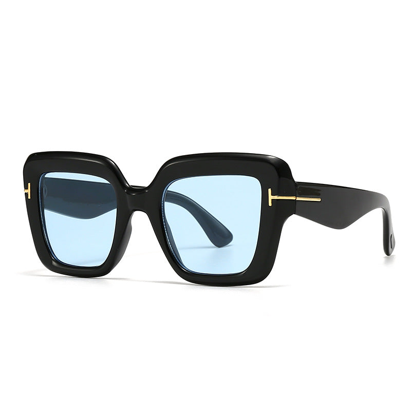 POETIC ECHOES Modern Retro Large Frame Sunglasses