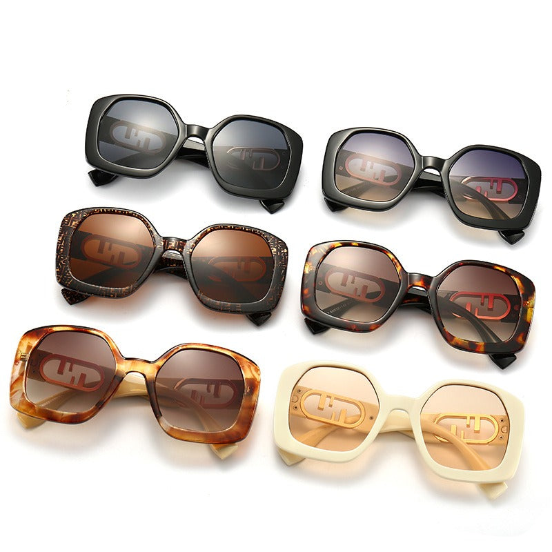 Large frame women's sunglasses popular sunshades