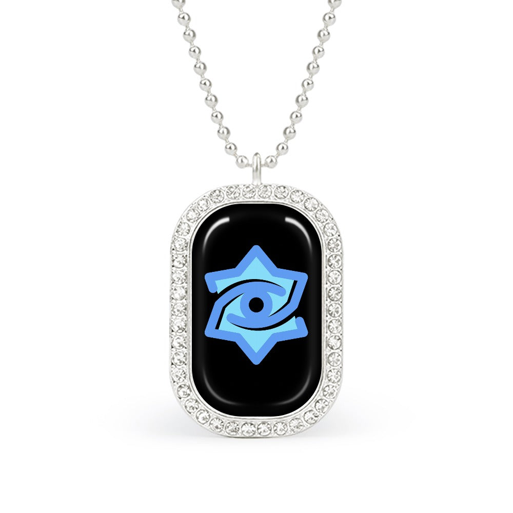 Black Pearl Badge of Pearls Necklace