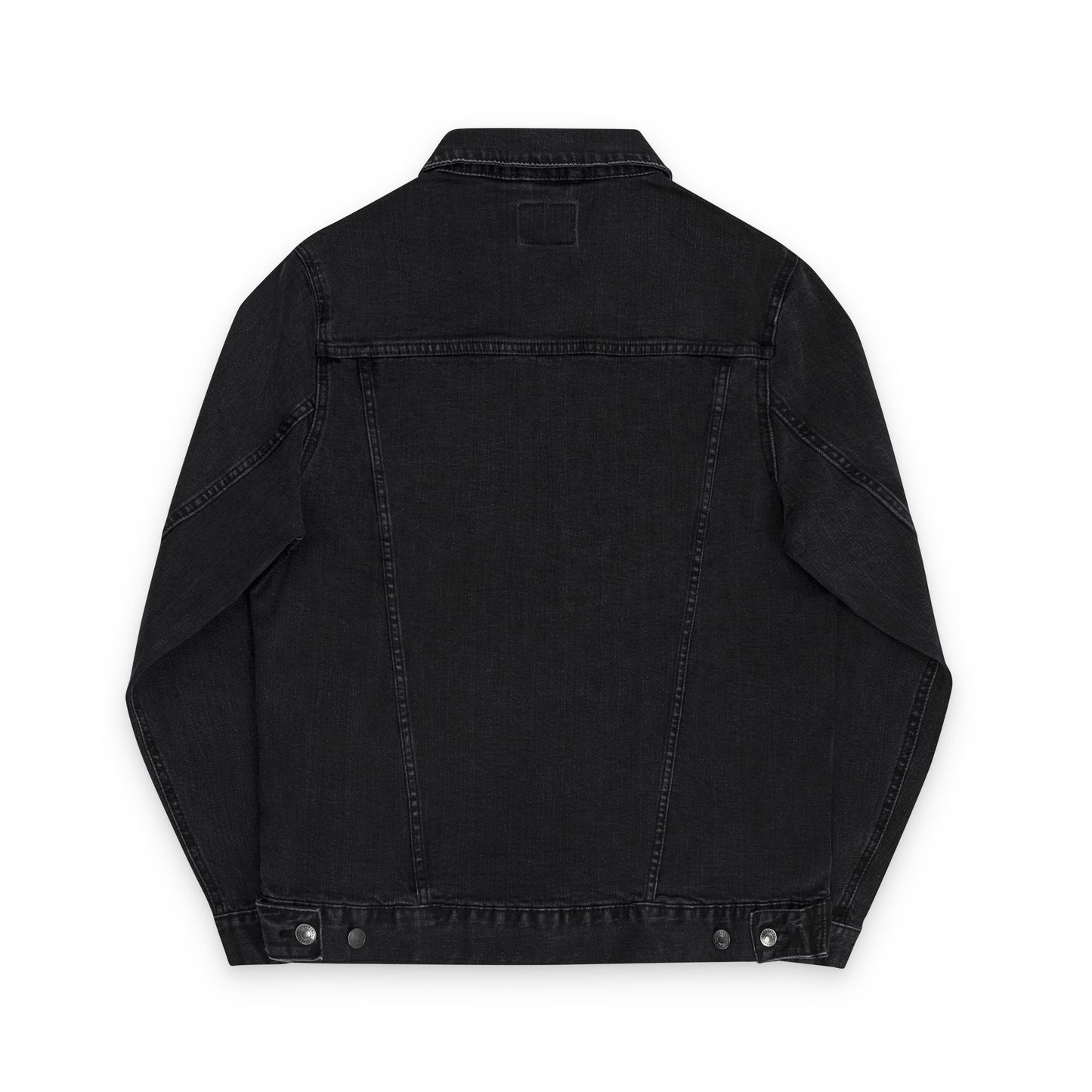 HEAR ME OUT POETRY FEATHER Embroidered Unisex Denim Jacket - Street Style Vibes