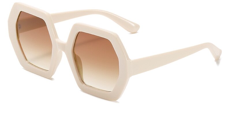 Classic Square Black Sunglasses Women New Brand Design Polygon Sunglasses Ladies Fashion Shades Vintage Glasses Eyewear Unisex
