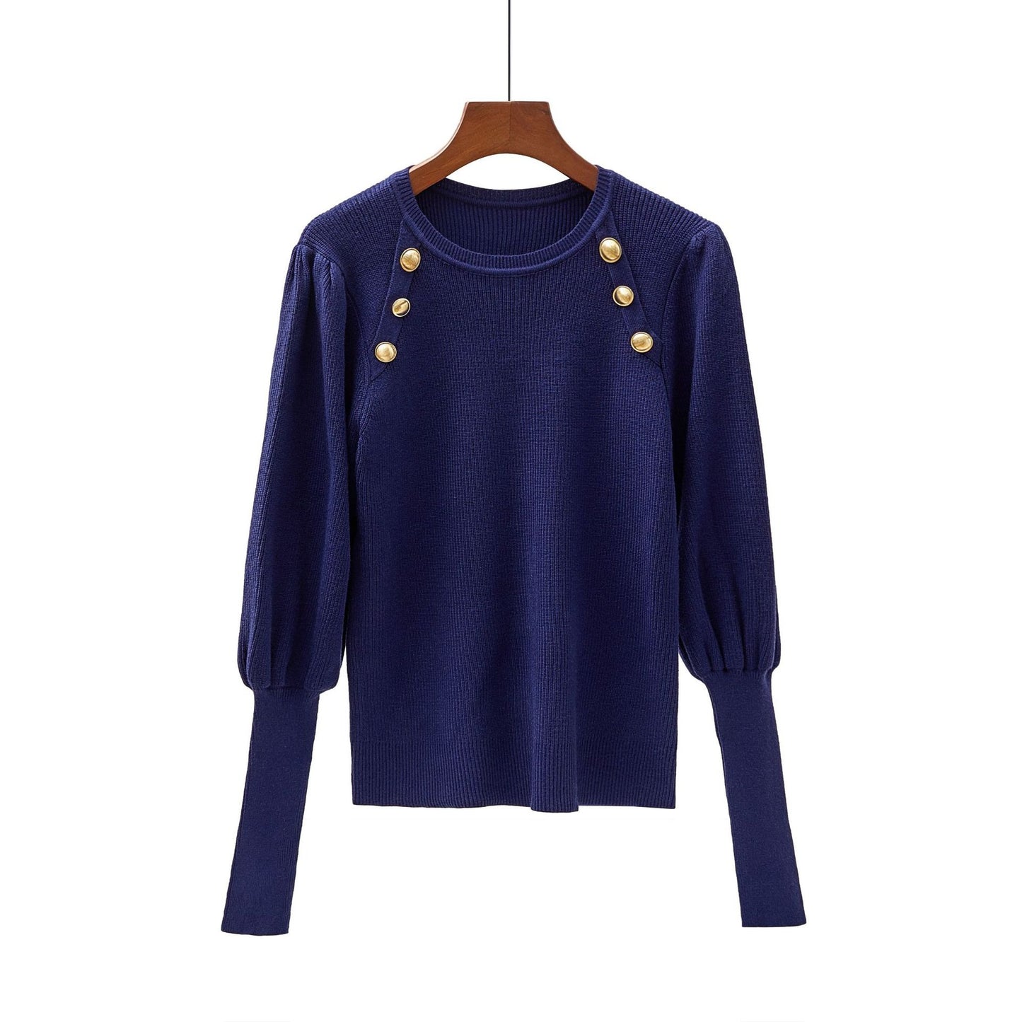 High quality puff sleeves Womens Sweaters Fashion Knitted Pullover Sweater Fall Winter Soft Female Jumper Top Jersey Pull
