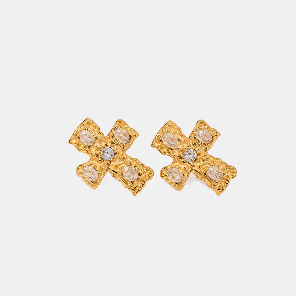 Jewelry niche high-end earrings made of titanium steel