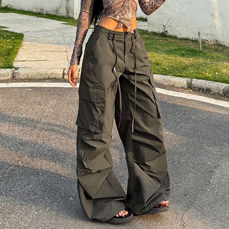 Wide leg workwear pants for women loose casual pants
