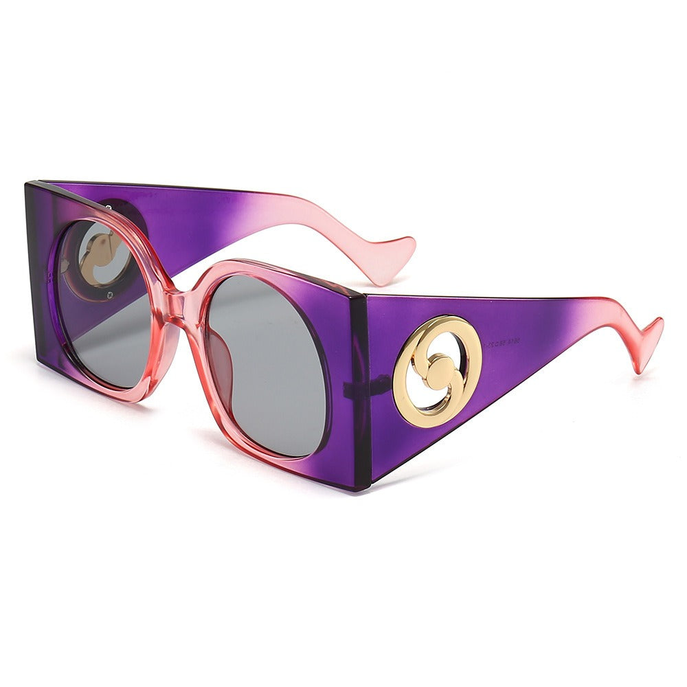 New Sunglasses, European and American Personalized Network Popular INS, Same Diamond Glasses, Fashion Street Photo Sunglasses
