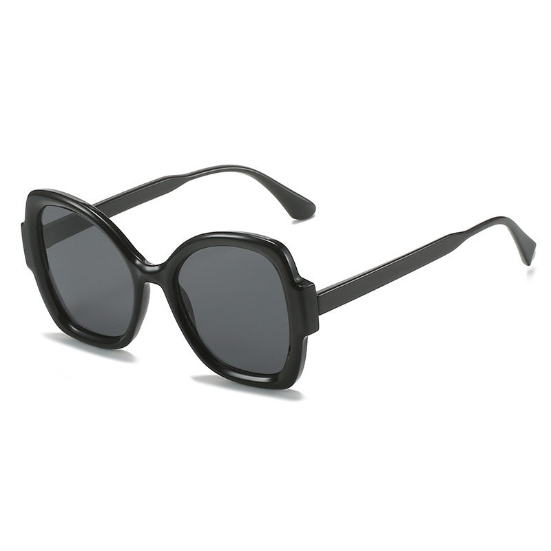 POETA Sunglasses European and American Internet celebrity ins personalized butterfly glasses Milan fashion catwalk sunglasses