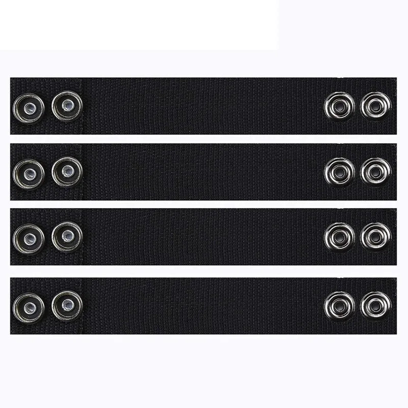 AGENT ACEVEDO 34815 4Pcs/Set Tactical Belt Buckle Police Military Accessory Double Snaps Nylon Tactical Belt Loop Holder Keeper