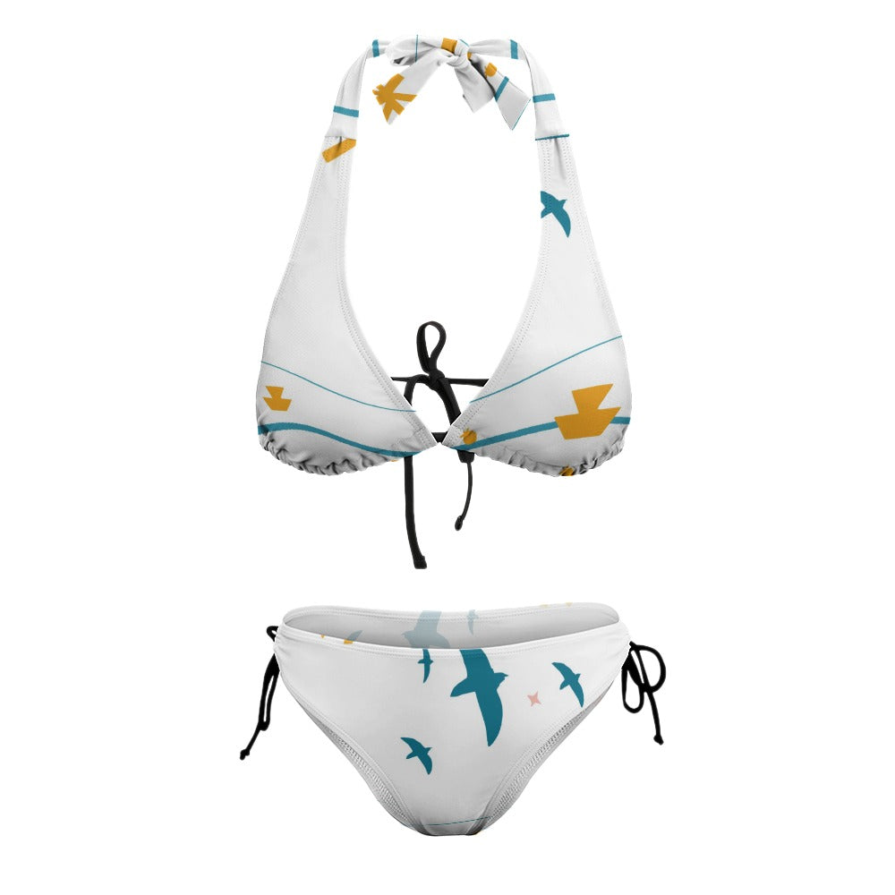 The Breeze Sexy V-Neck Bikini Swimsuit