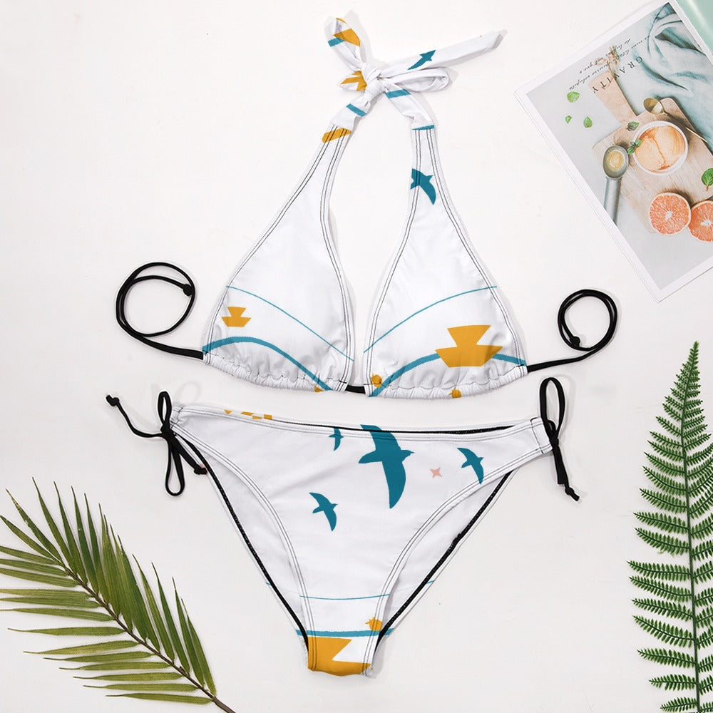 The Breeze Sexy V-Neck Bikini Swimsuit