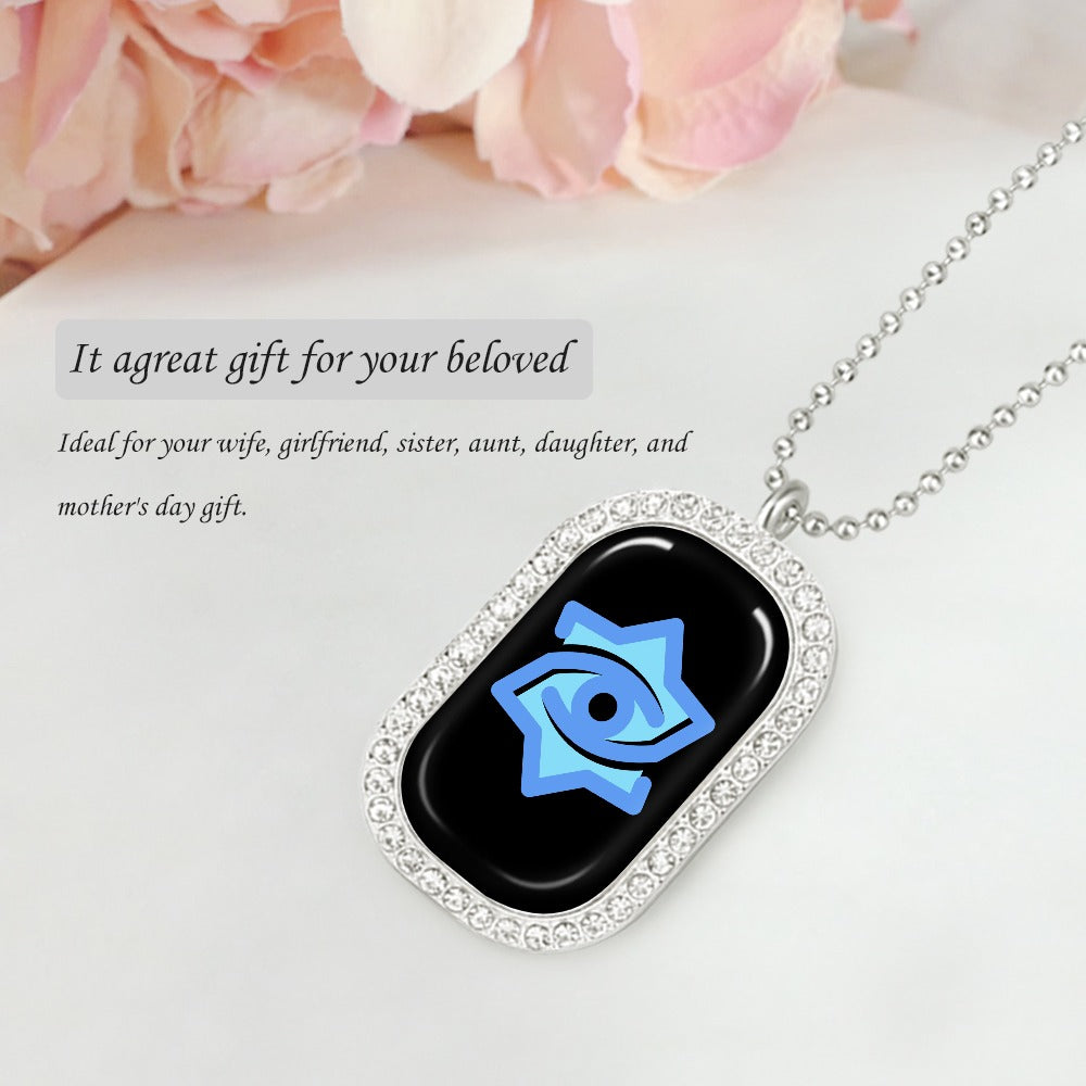 Black Pearl Badge of Pearls Necklace