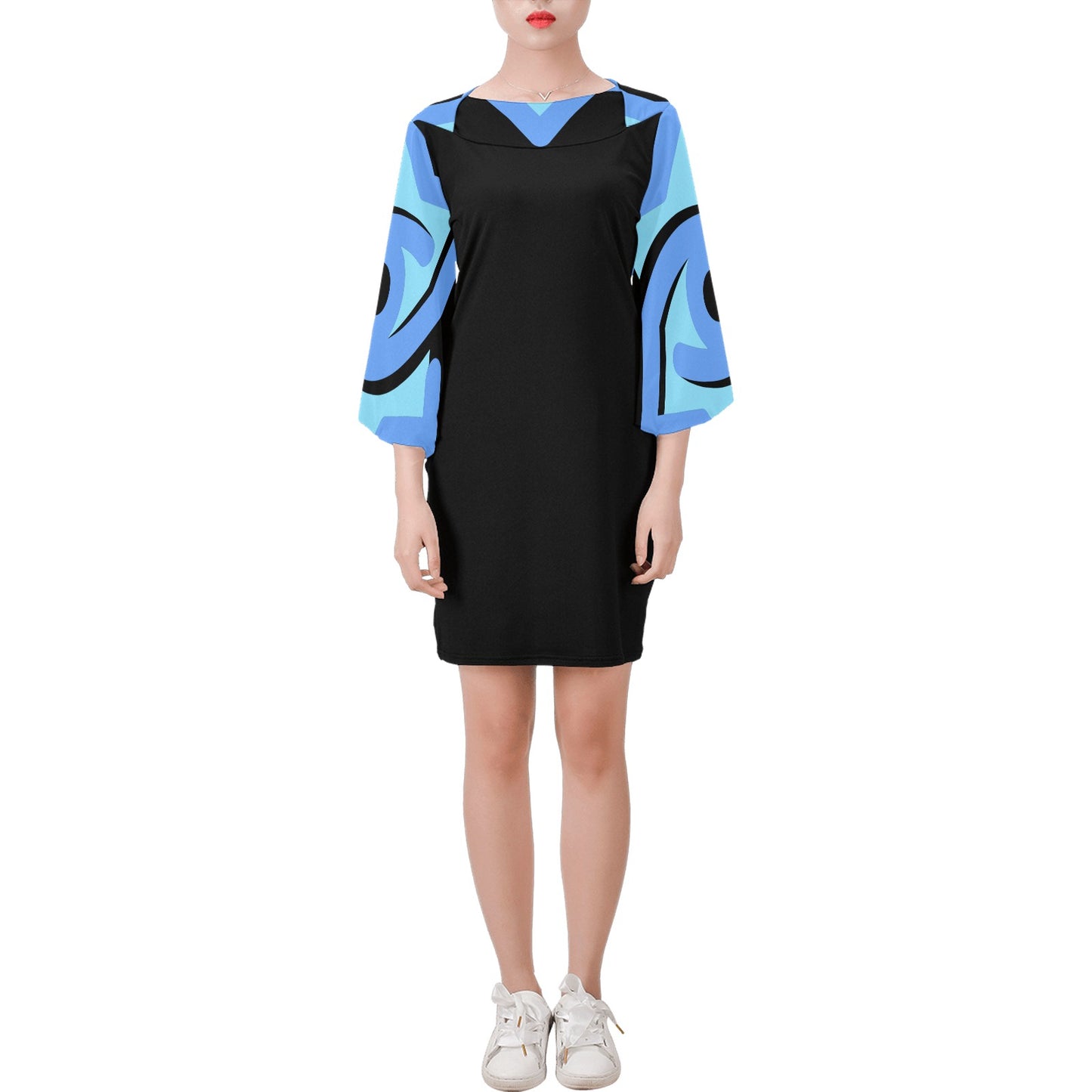 Badge of Pearls Women's Bell Sleeve Dress