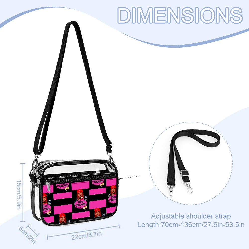 MISS CHEEZCAKE Transparent satchel Small