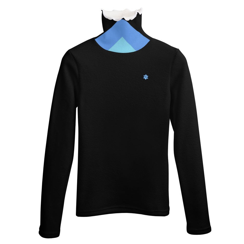 Badge of Pearls Women's Long Sleeve Lapel Sweater
