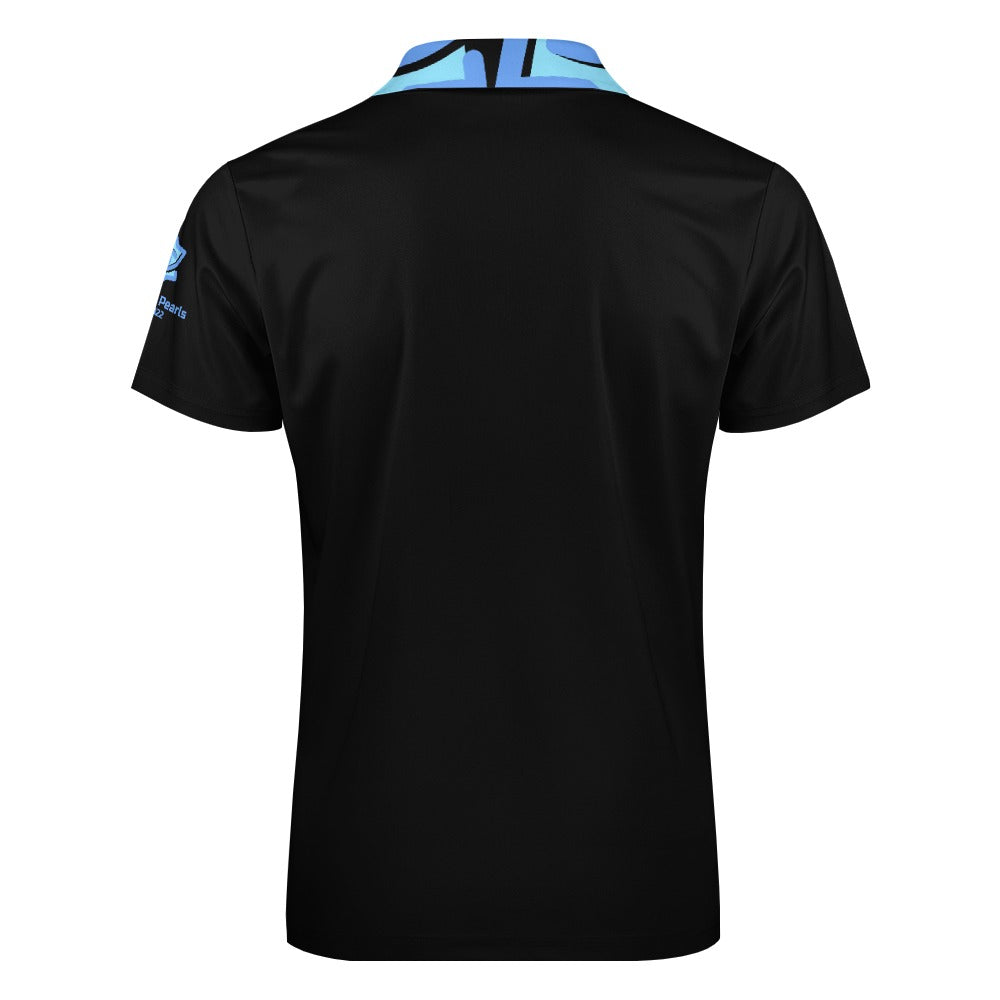 Badge of Pearls Short sleeve polo shirt