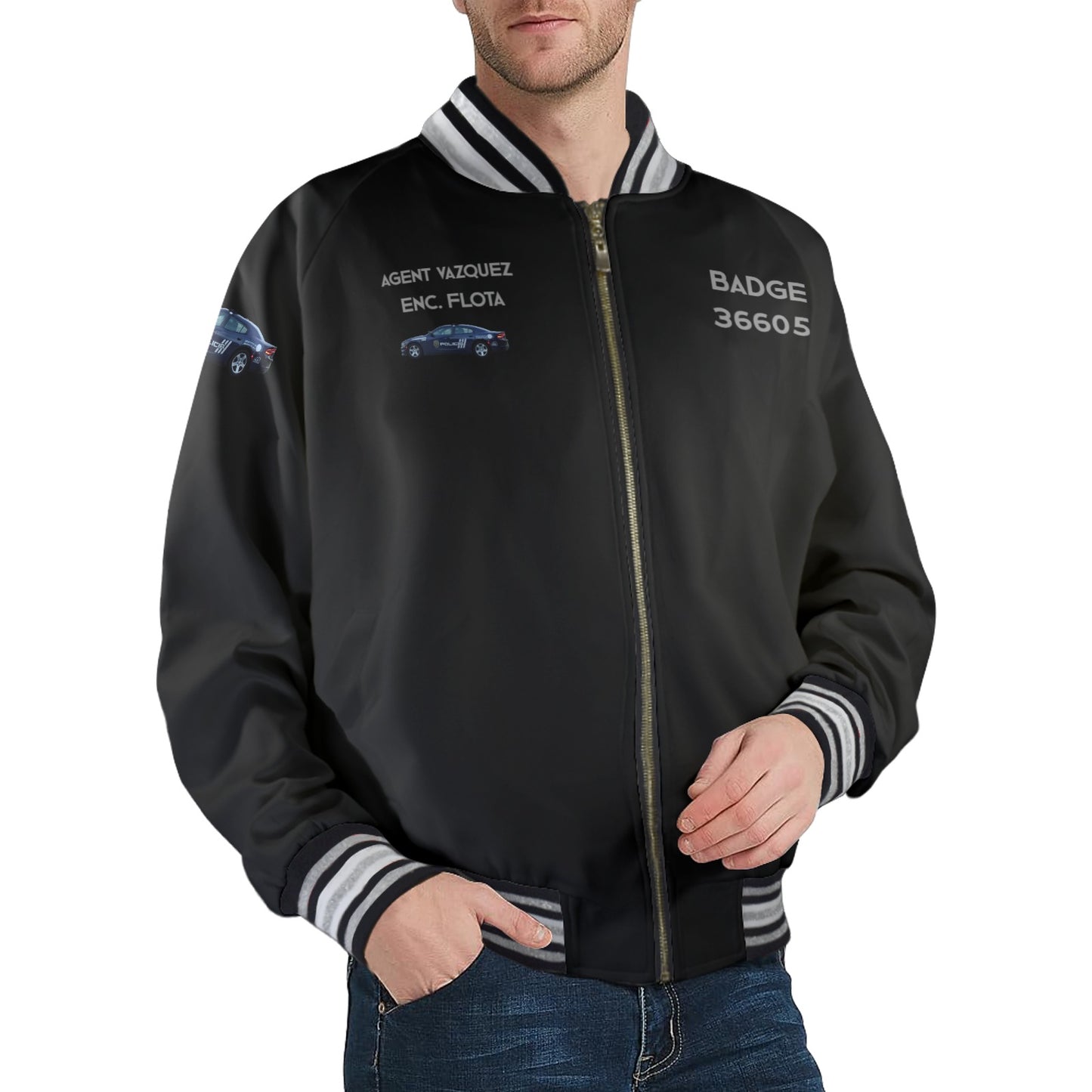 New Men's Police Customed Jacket "Only for Law Enforcement"