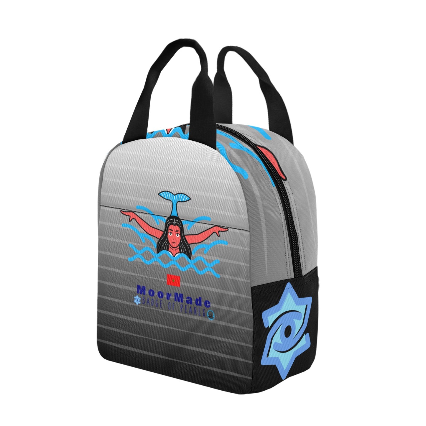 MoorMade Badge of Pearls Insulated Zipper Lunch Bag