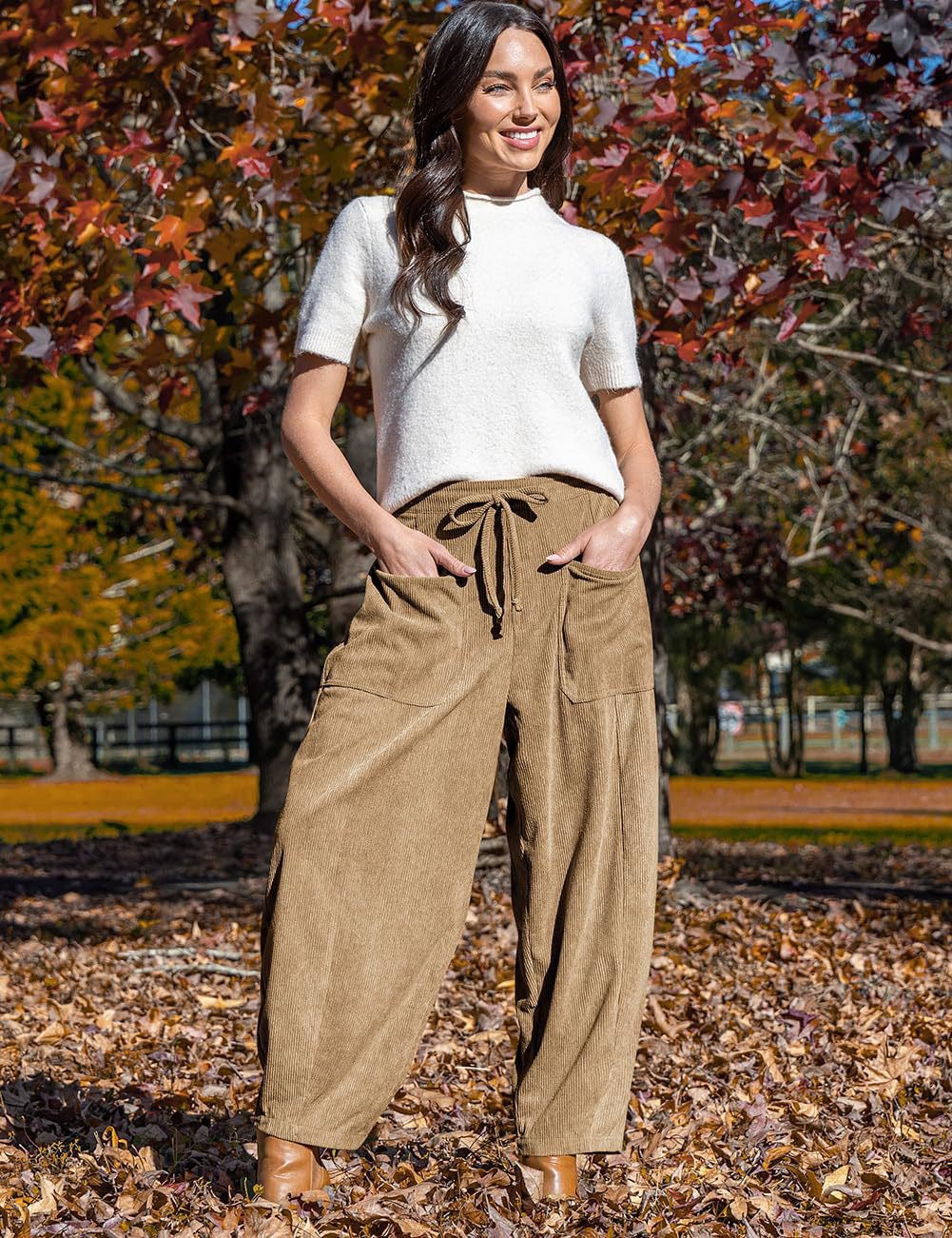 Slimming Pants Wide Leg Pants Women