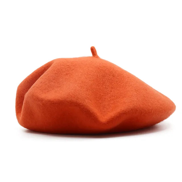 Wool Thick  Berets Artist French Beret Women Painter Hat Girls Female Warm  Walking Cap