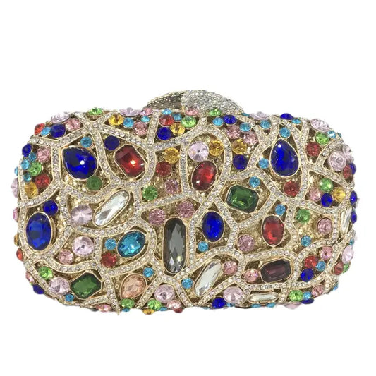 Women Crystal Evening Purses and Handbags Ladies Gala Dinner Handbags Wedding Clutch