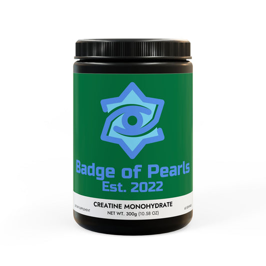 BADGE OF PEARLS Creatine Monohydrate Supplement (300g, 10.58oz)