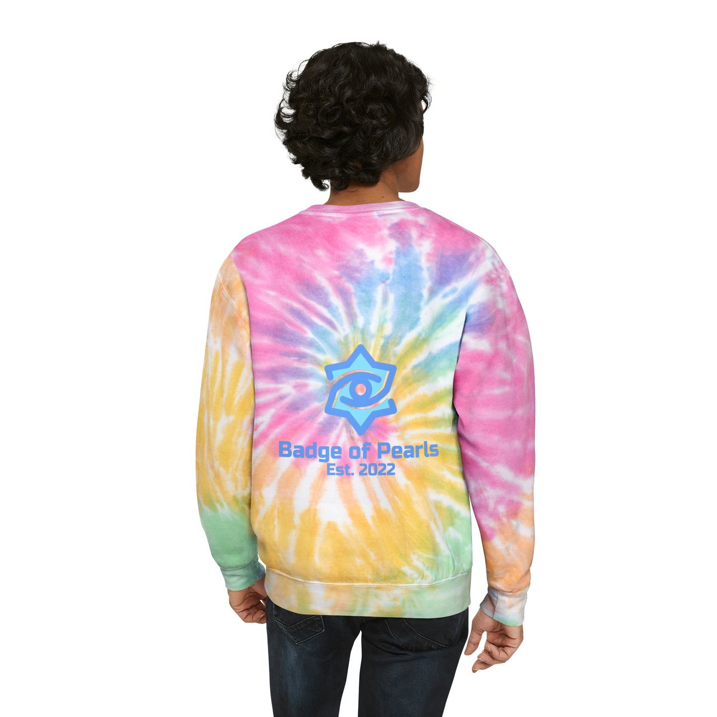 Badge of Pearls Unisex Tie-Dye Sweatshirt