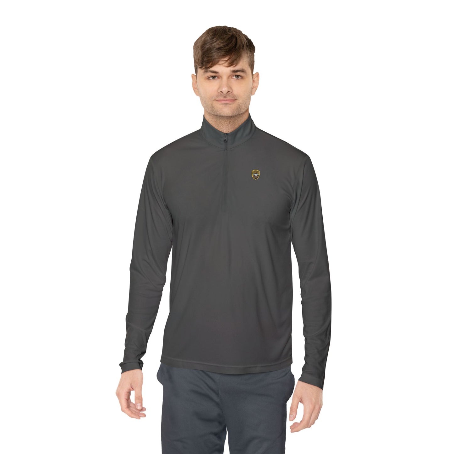 Acevedo Unisex Quarter-Zip Pullover - State Police Design, Perfect for Outdoor Activities and Casual Wear